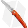 Kizer Sliver Sunburst Liner Lock Knife Orange T6 (3.5" Stonewash) Ki4419A1