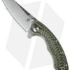 Kizer Tigon Liner Lock Knife Green/Tan G-10 (3.625" Stonewash) Ki4450A2
