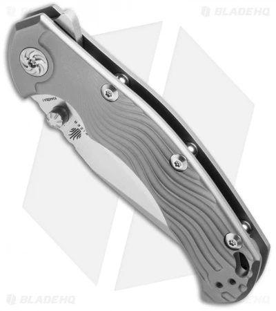 Kizer River Cat Frame Lock Knife Titanium (3.375" Stonewash) Ki4456A1 2 Kizer River Cat Frame Lock Knife Titanium (3.375" Stonewash) Ki4456A1 - Image 2