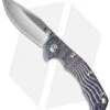 Kizer River Cat Frame Lock Knife Anodized Titanium (3.375" Stonewash) Ki4456A2