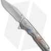 Kizer Cutlery Flashbang Skully Flipper Knife Titanium (3.5" Stonewash) Ki454A2