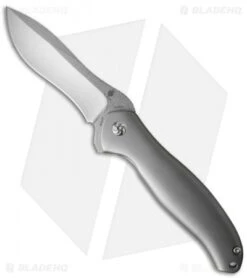 Kizer Cucchiara Bad Dog Flipper Knife Titanium (4.25" Stonewash) Ki5463A1