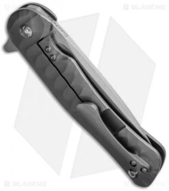 Kizer Cucchiara Dukes Flipper Knife Gray Titanium (3.625" Stonewash) Ki5466A1 5 Kizer Cucchiara Dukes Flipper Knife Gray Titanium (3.625" Stonewash) Ki5466A1 -Kizer Store kizer ki5466a1 side cm