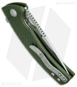 Kizer Vanguard Series Kyre Liner Lock Knife Green G-10 (3.5" Satin) V4484A2 -Kizer Store kizer kyre v4484a2 green back dl