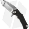Kizer Willumsen Perock Flipper Knife Black Titanium (3.5" Satin) Ki4485