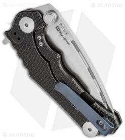 Kizer Willumsen Perock Flipper Knife Black Titanium (3.5" Satin) Ki4485 6 Kizer Willumsen Perock Flipper Knife Black Titanium (3.5" Satin) Ki4485 -Kizer Store kizer perock ki4485 bhq 36468 cm side