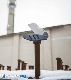 Kizer Sheepdog C01C Frame Lock Knife Blue Titanium (3.25" Stonewash) Ki4488A -Kizer Store kizer sheepdog c01c blue Ki4488A BHQ 51785 snow dl