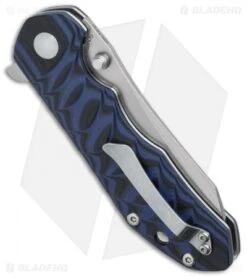 Kizer Vanguard Series Sovereign Flipper Black/Blue G-10 (3.6" Stonewash) V4423A2 5 Kizer Vanguard Series Sovereign Flipper Black/Blue G-10 (3.6" Stonewash) V4423A2 -Kizer Store kizer sovereign a2 side cm