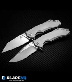 Kizer Uprising Clip Point Frame Lock Knife Titanium (3.6" Stonewash) Ki4491A1 -Kizer Store kizer uprising clip point Ki4491A1 BHQ 52444 wharncliffe Ki4491A2 BHQ 52447 dl