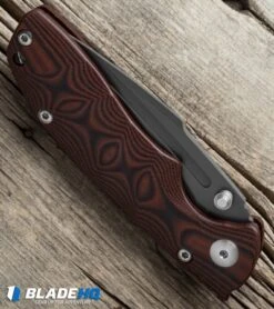 Kizer Vanguard Series Bolt Knife Red/Black G-10 (3.5" Gray) V4412A2 -Kizer Store kizer vanguard begleiter red g10 v4412a2 side cm